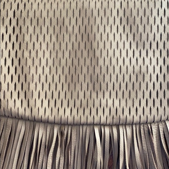 Vince Camuto laser cut fringe cross body - Picture 8 of 8